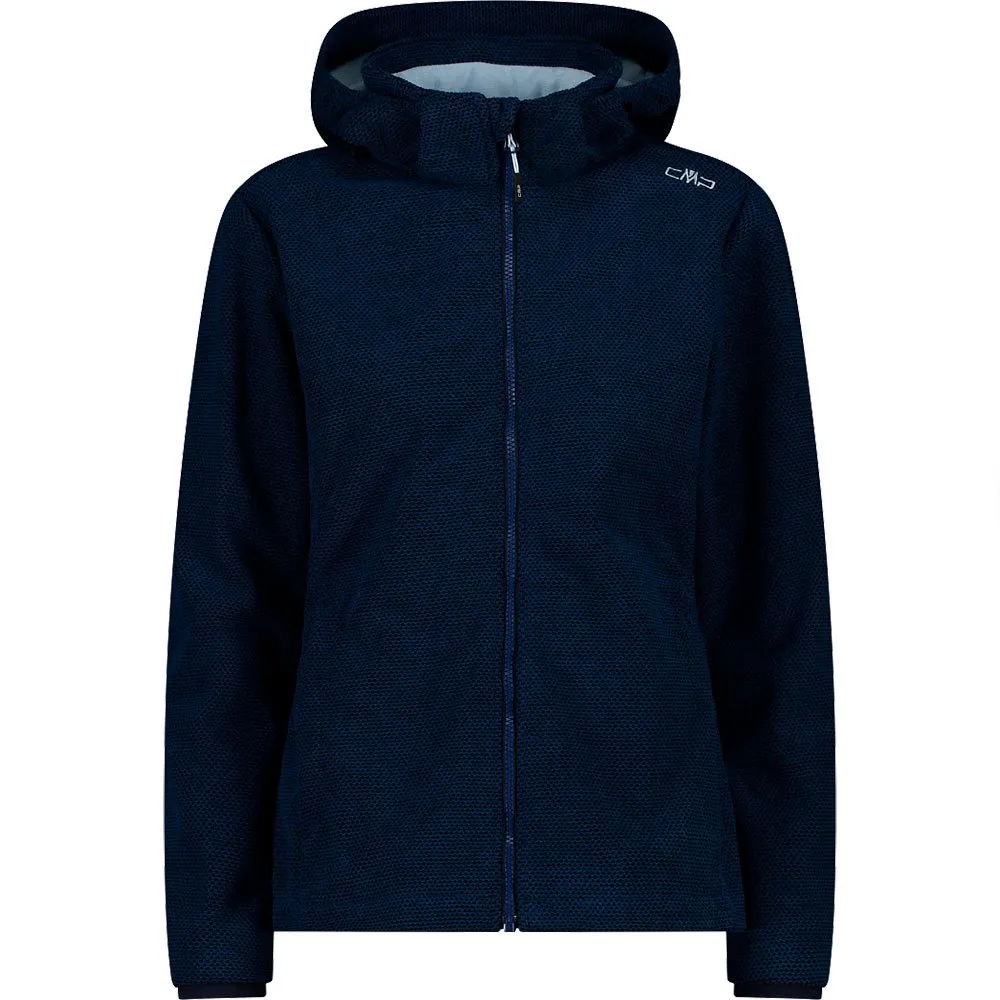 Cmp Zip Hood 32a1416 Softshelljack Blauw