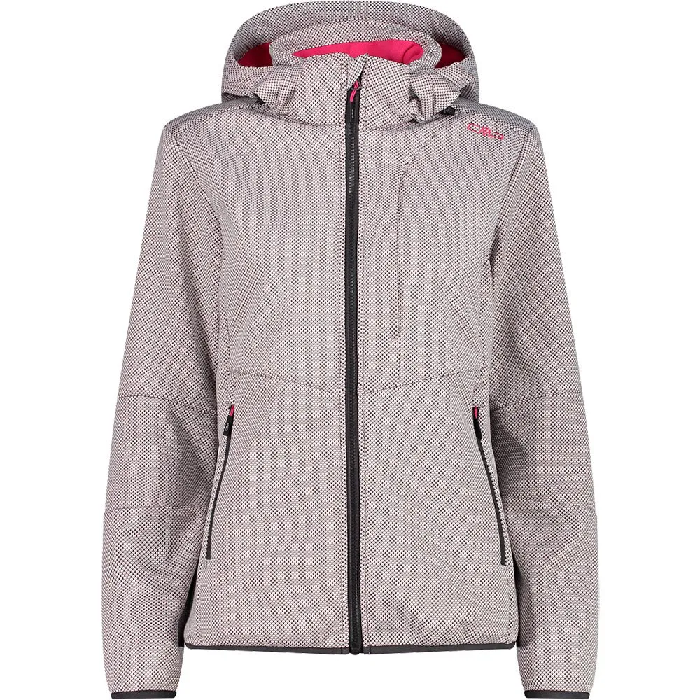 Cmp Zip Hood 32a1426 Softshelljack Antraciet
