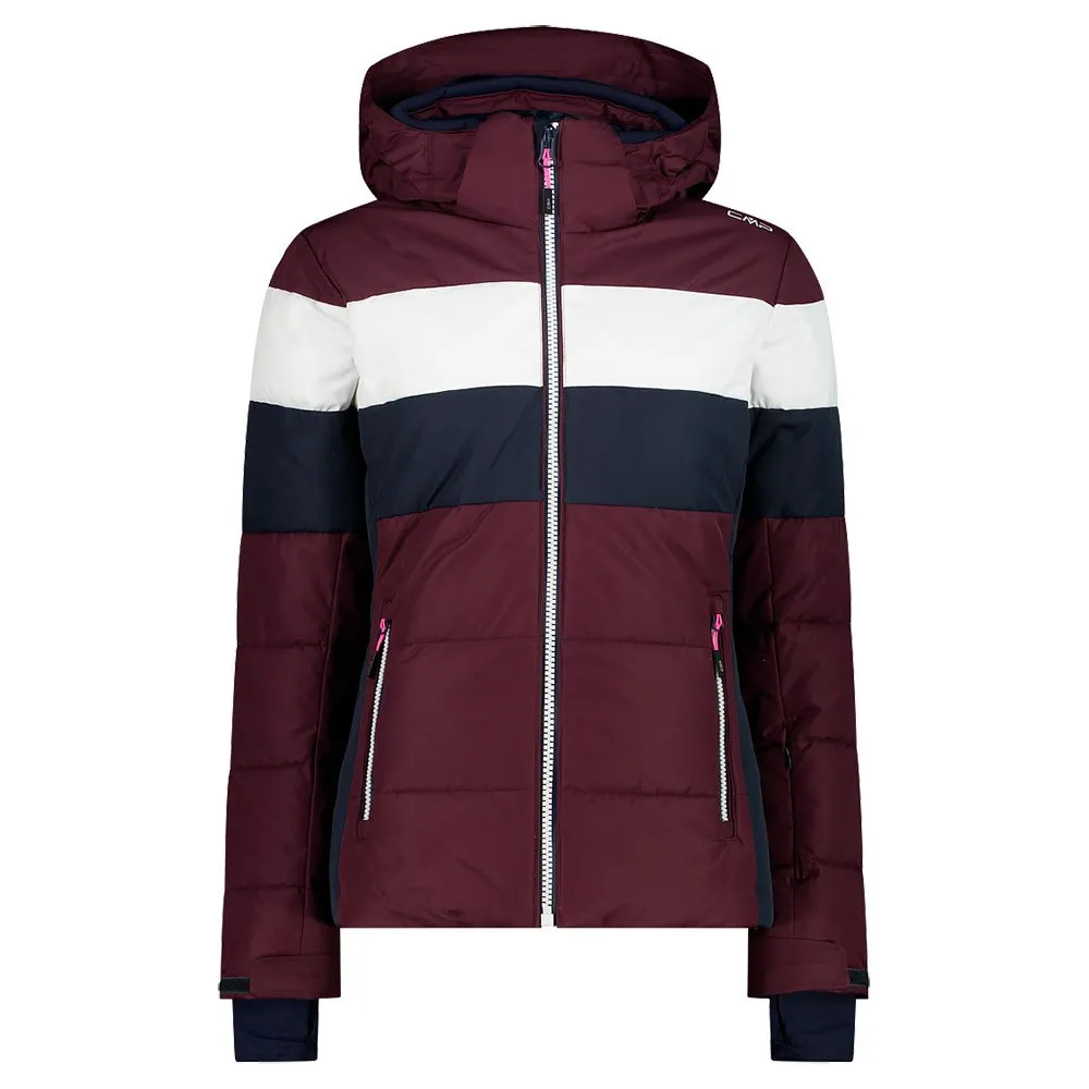 Cmp Zip Hood 32w0586 Afneembare Jas Prune
