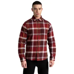 Craghoppers Thornhill Overhemd Met Lange Mouwen Mahogany Check
