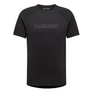 Mammut Selun Fl Logo T-shirt Met Korte Mouwen Zwart