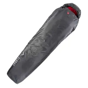 Elbrus Carrylight Ii 600 Slaapzak Asphalt / Flame Scarlet