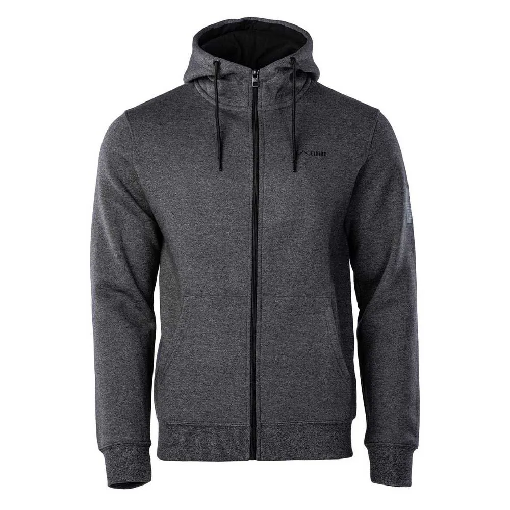 Elbrus Chiano Sweatshirt Met Rits Zwart