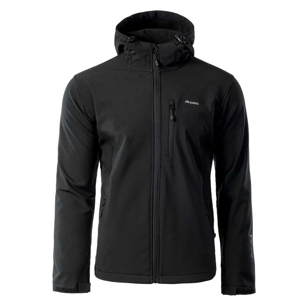 Elbrus Iver Softshelljack Zwart