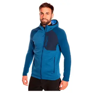 Trangoworld Brighton Fleece Met Kap Blauw