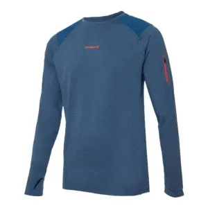 Trangoworld Trx2 Pro T-shirt Met Lange Mouwen Blauw