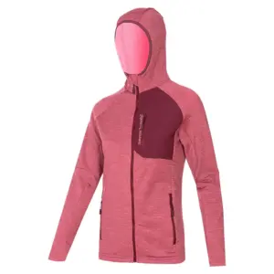 Trangoworld Wells Fleece Met Kap Garnet