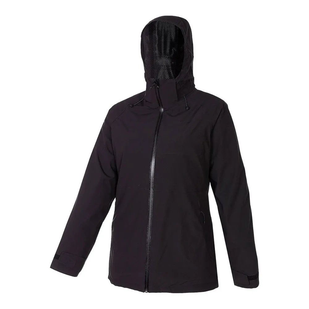 Trangoworld Bruket Complet Afneembare Jas Zwart
