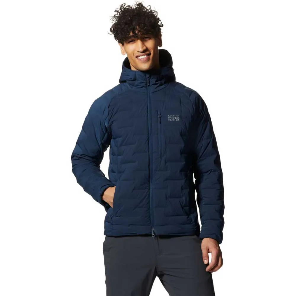 Mountain Hardwear Stretchdown Jas Marineblauw