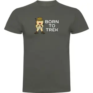 Kruskis Born To Trek T-shirt Met Korte Mouwen Groen