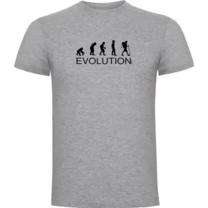 Kruskis Evolution Hiking T-shirt Met Korte Mouwen Grijs
