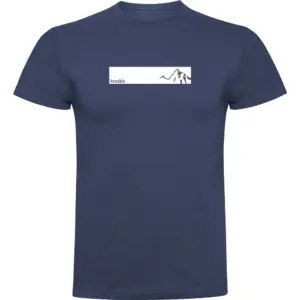 Kruskis Frame Mountain T-shirt Met Korte Mouwen Blauw