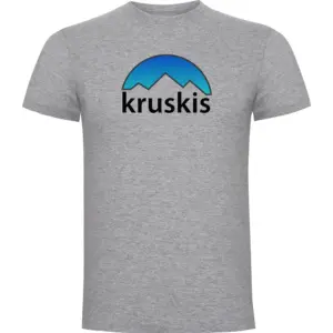 Kruskis Mountain Silhouette T-shirt Met Korte Mouwen Grijs