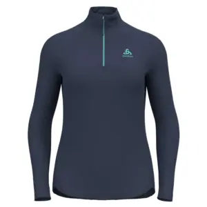 Odlo Berra Fleece Met Halve Rits Dark Sapphire