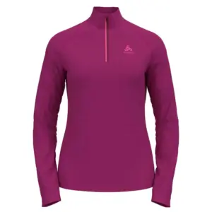 Odlo Besso Fleece Met Halve Rits Festival Fuchsia