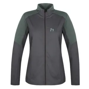 Hannah Nemea Fleece Met Volledige Rits Asphalt Mel / Chinois Mel
