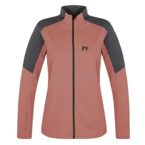 Hannah Nemea Fleece Met Volledige Rits Rosette Mel / Asphalt Mel