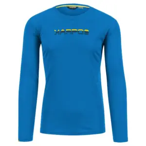 Karpos Loma T-shirt Met Lange Mouwen Indigo Bunting / High Visibility