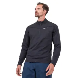 Montane Protium Fleece Met Kap Zwart