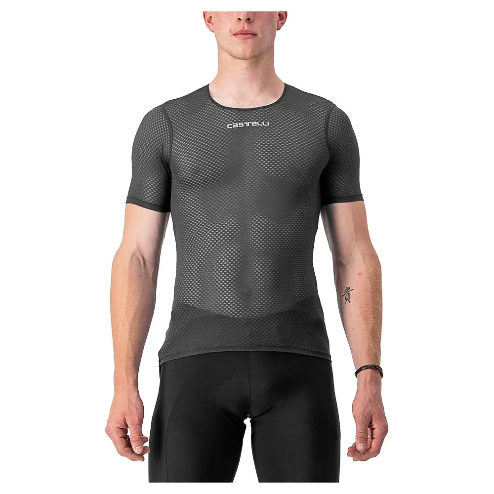 Castelli Pro Mesh 2.0 Korte Mouwen Basislaag Zwart