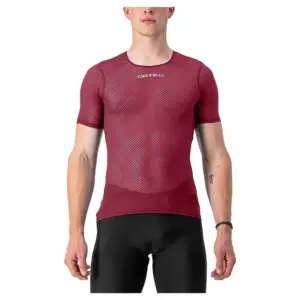 Castelli Pro Mesh 2.0 Korte Mouwen Basislaag Rood