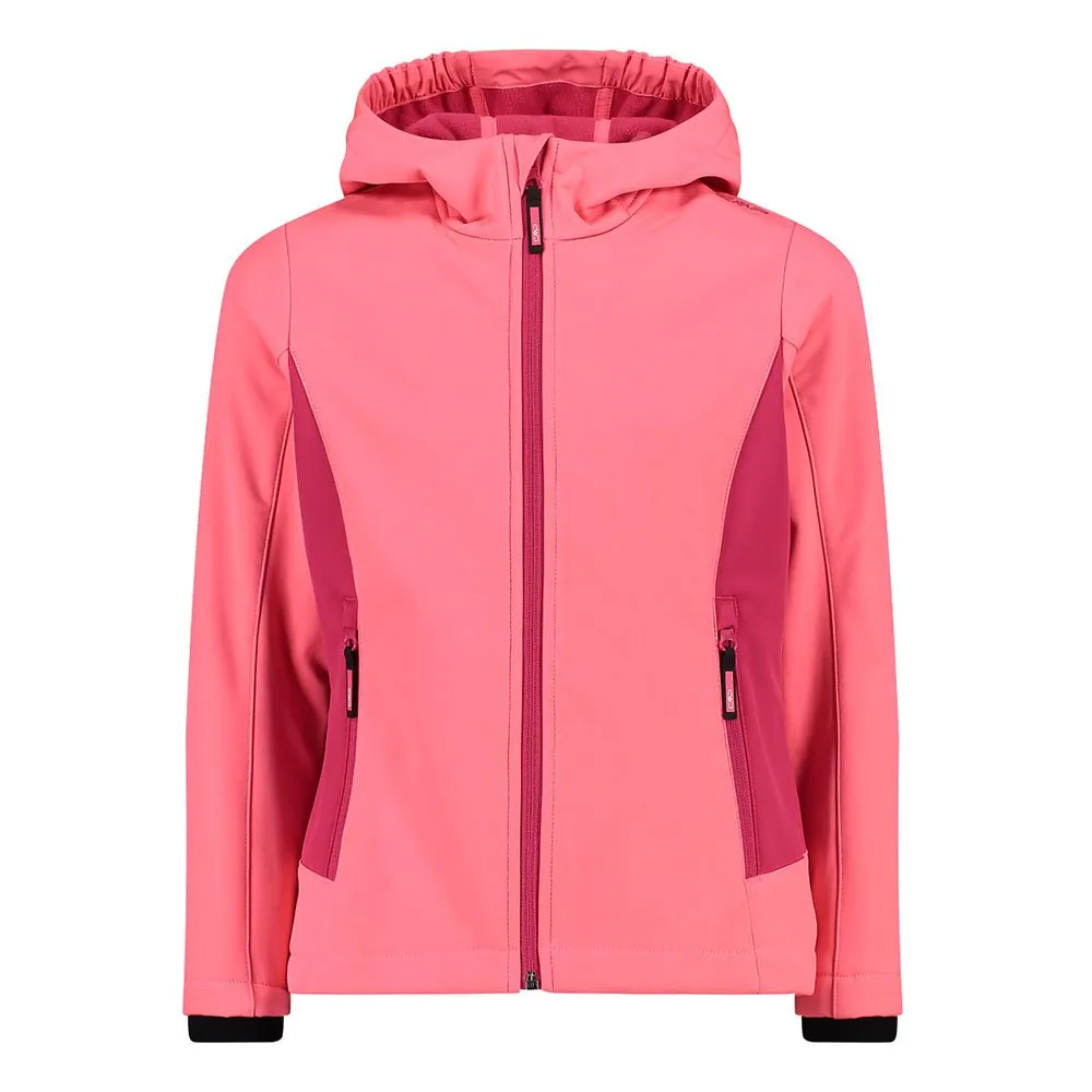 Cmp Fix Hood 3a29385n Softshelljack Gloss / Fuxia