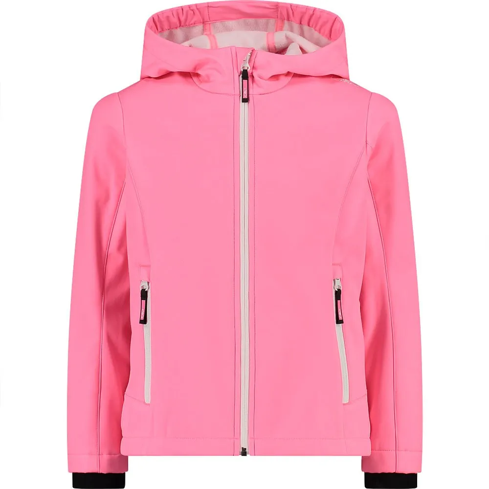 Cmp Fix Hood 3a29385n Softshelljack Roze