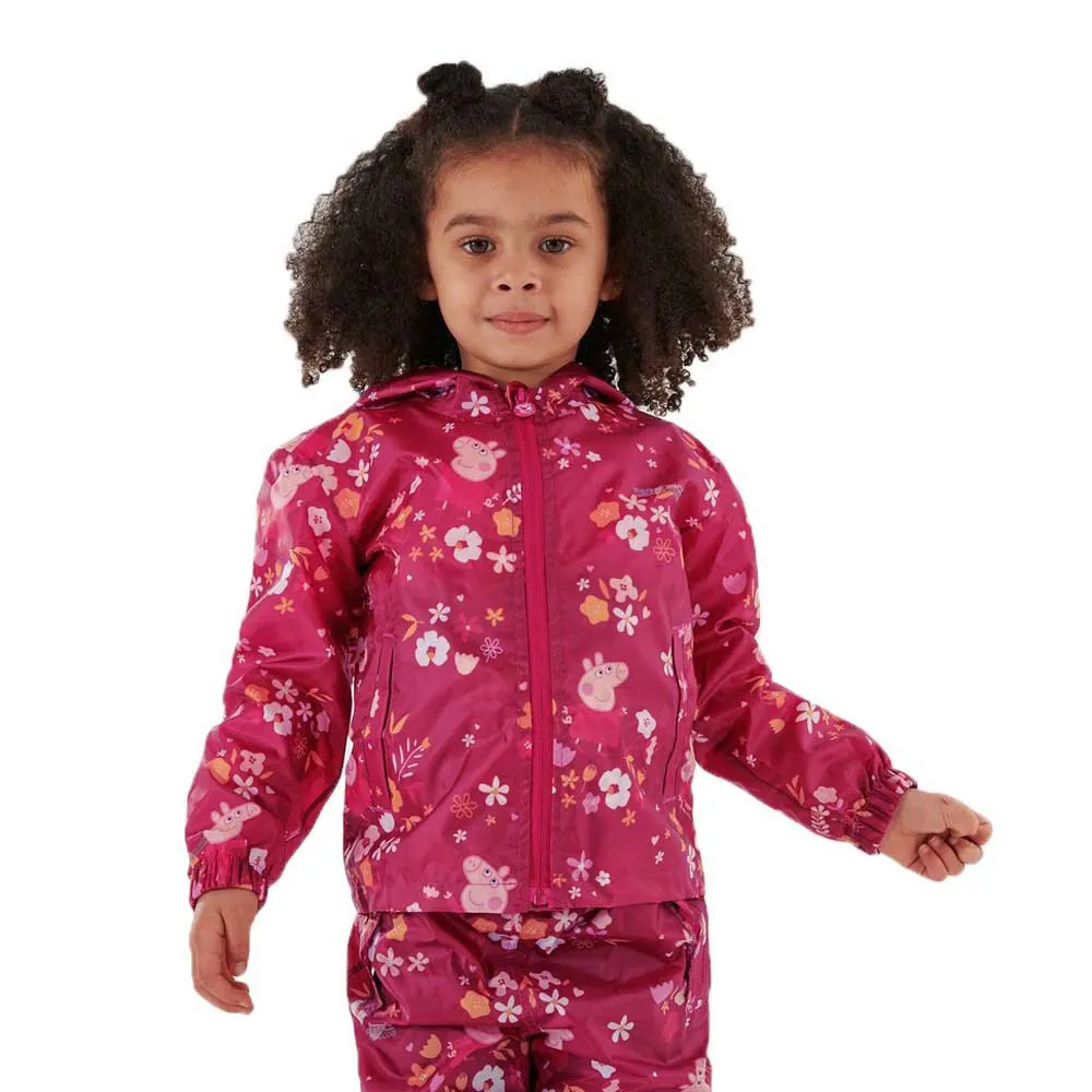 Regatta Peppa Pig Pack-it Softshelljack Roze