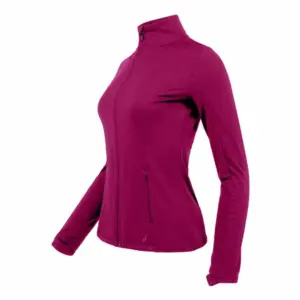 Joluvi Unjack Fleece Met Volledige Rits Dark Orchid