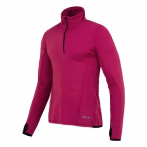 Joluvi Unkas Fleece Met Halve Rits Dark Orchid
