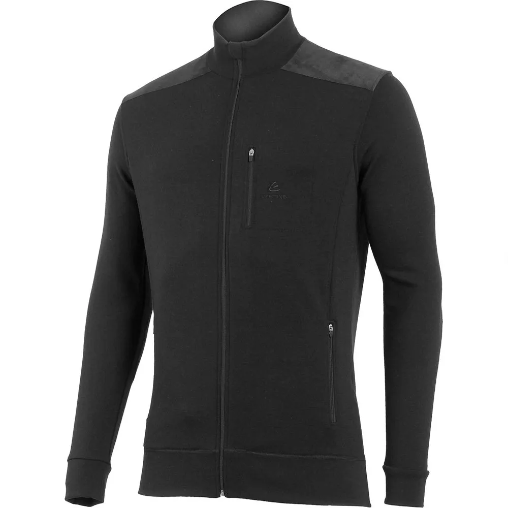 Lasting Hubert 9090 Sweatshirt Met Rits Zwart