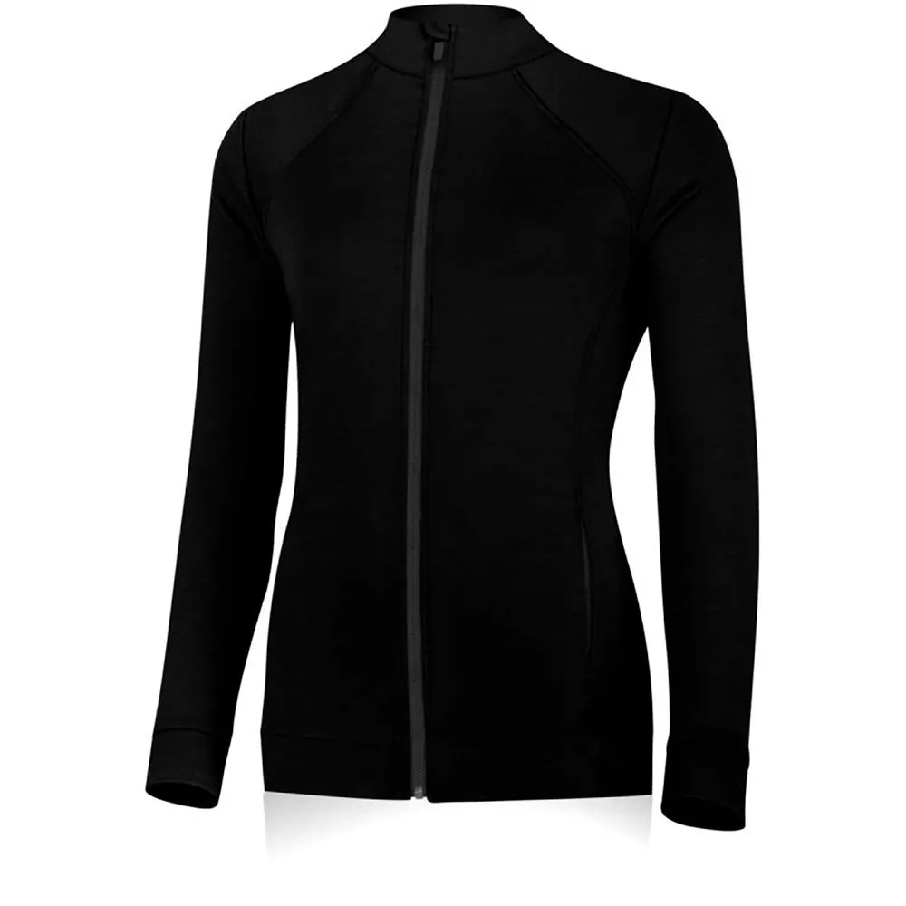 Lasting Sarmina Sweatshirt Met Rits Zwart