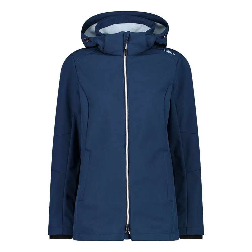 Cmp Long Fit 3a22226 Softshelljack Blauw