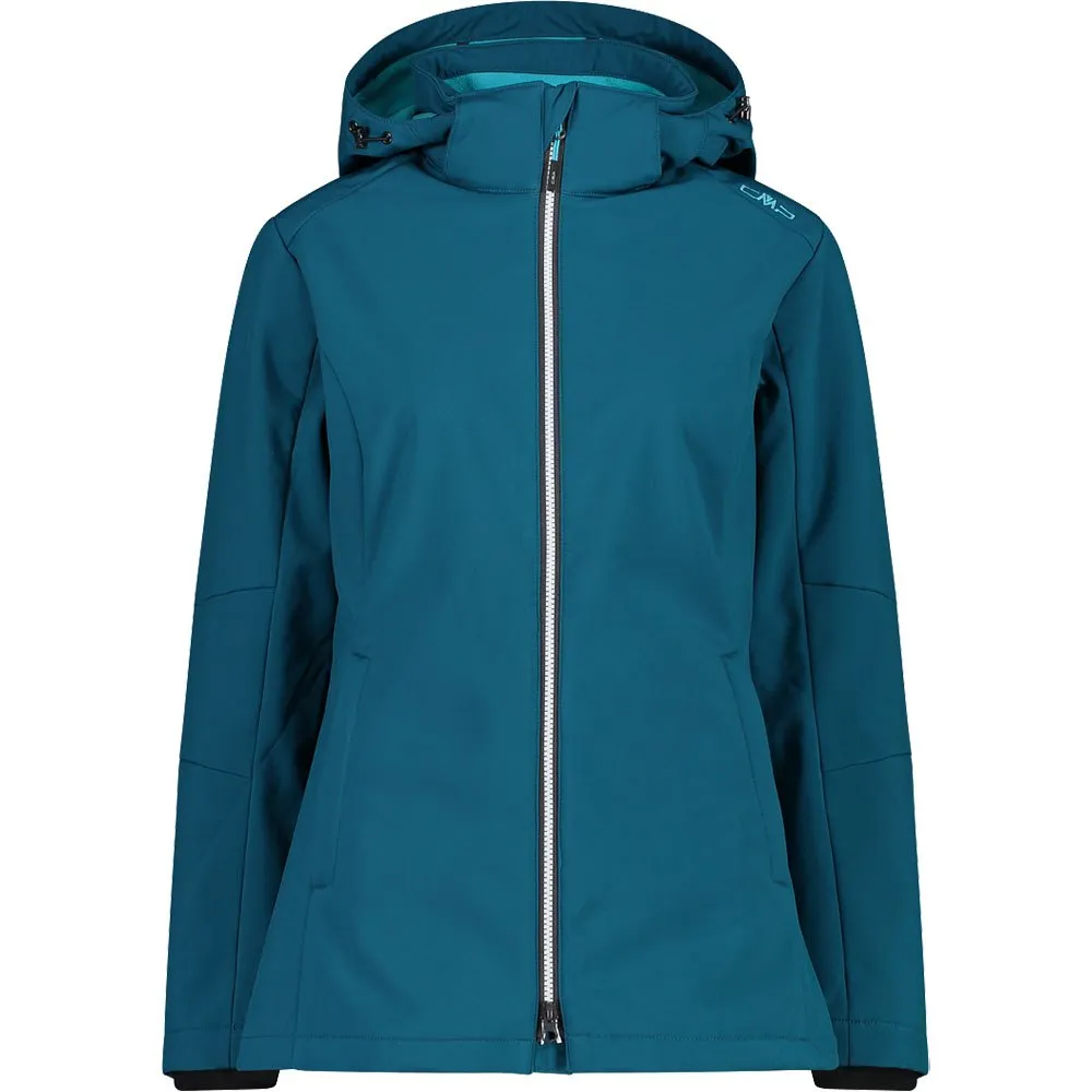 Cmp Long Fit 3a22226 Softshelljack Deep Lake