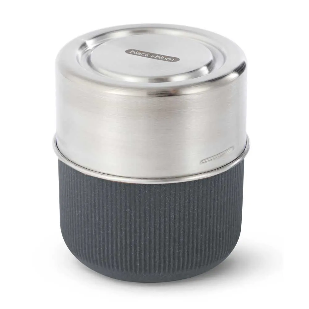 +blum Glass Lunch Pot 450ml Kom Slate