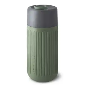 +blum Glass Travel Cup 340ml Thermosbeker Olijf