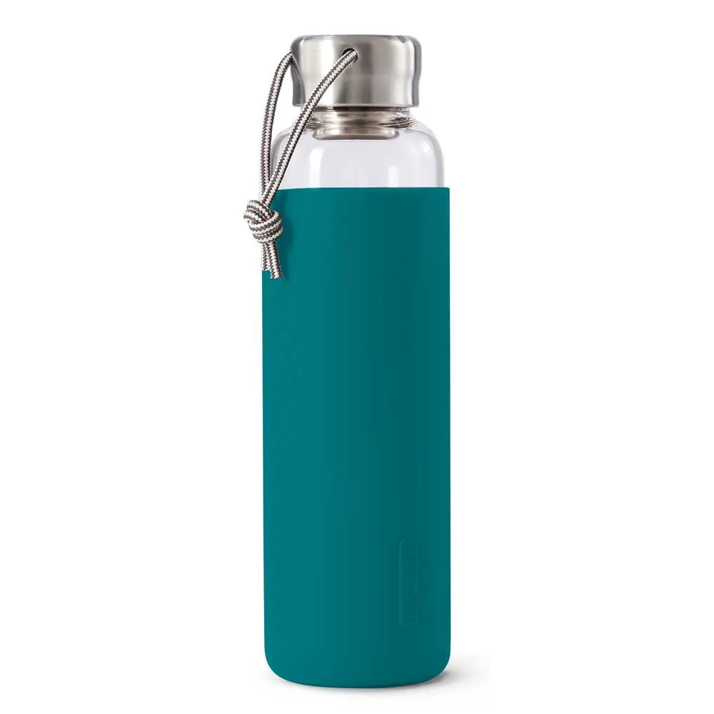+blum Glazen Waterfles 600ml Blauw