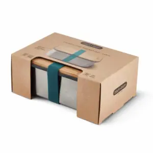 +blum Roestvrij Staal Lunchbox 1.25l Blauw