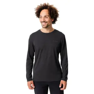 Vaude Essential T-shirt Met Lange Mouwen Zwart