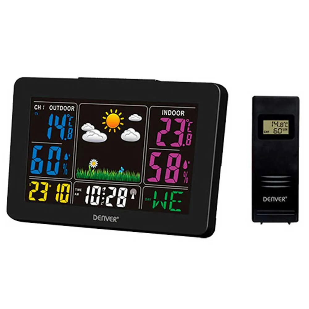 Denver Ws540blk Weerstations Zwart