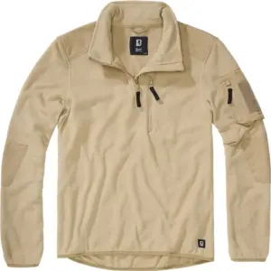 Brandit Troyer Ripstop Fleece Met Halve Rits Camel