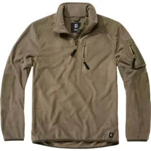 Brandit Troyer Ripstop Fleece Met Halve Rits Olijf