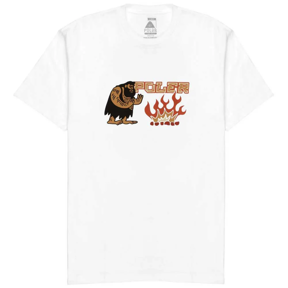 Poler Unga Bunga T-shirt Met Korte Mouwen Wit