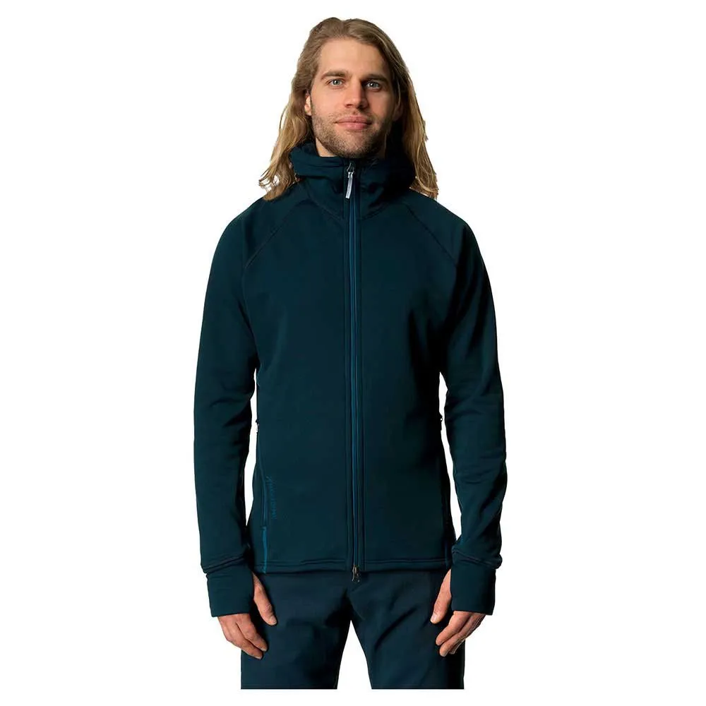 Houdini Power Fleece Met Kap Blauw