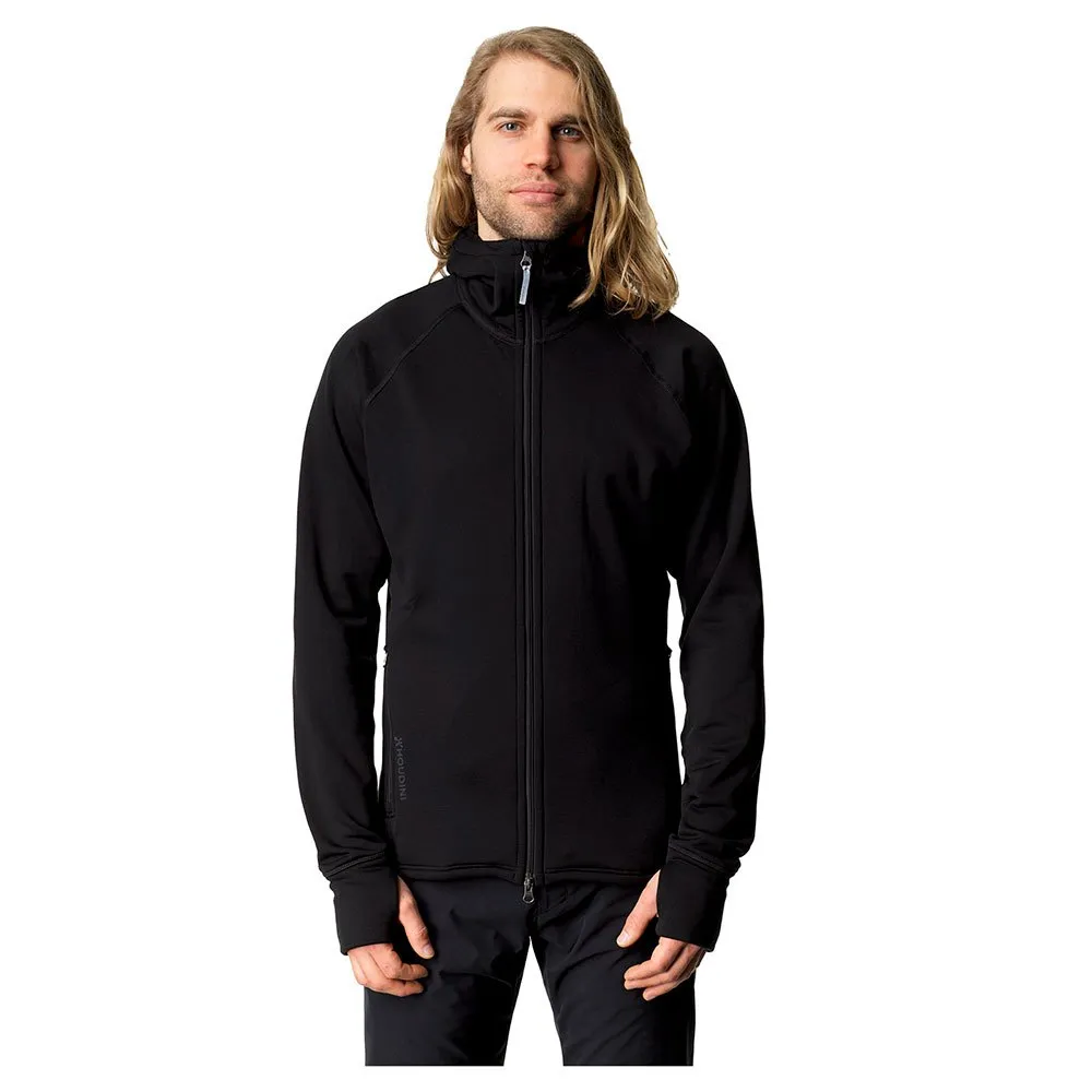Houdini Power Fleece Met Kap Trueblack / Trueblack