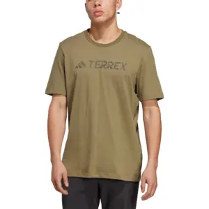 Adidas Tx Logo T-shirt Met Korte Mouwen Olijf