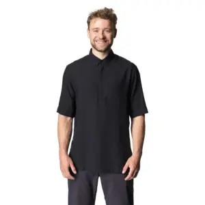 Houdini Tree Korte Mouw Poloshirt Zwart