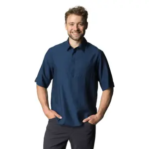 Houdini Tree Korte Mouw Poloshirt Blauw