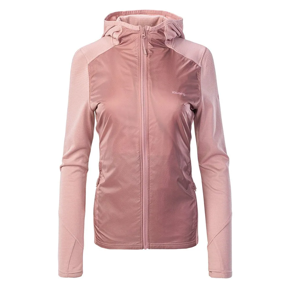 Iguana Vilos Fleece Met Halve Rits Total Eclipse