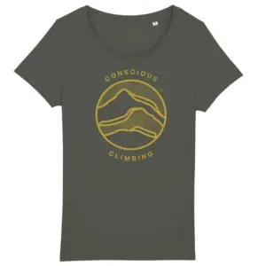 Sierra Climbing Conscious T-shirt Met Korte Mouwen Creme